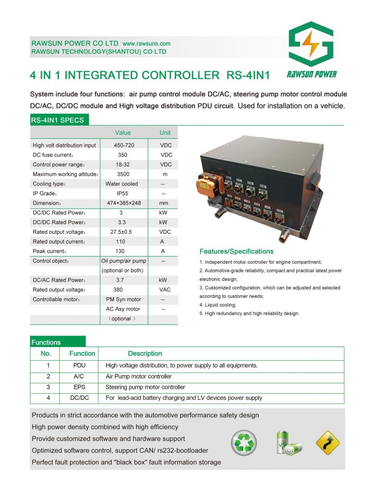 4 in 1 Integrated Controller – Rawsuns